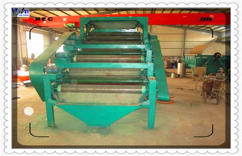 濕式磁選機，如何才能調(diào)整好濕式磁選機的磁系偏角？_工作原理_釩鈦鐵礦如何才能調(diào)整好濕式磁選機的磁系偏角？型號參數(shù)及磁場強度 