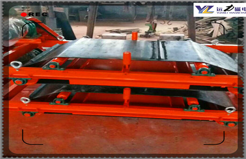 自卸式電磁除鐵器，口碑好自卸式電磁除鐵器采購(gòu)電流_口碑好自卸式電磁除鐵器采購(gòu)廠家配件_型號(hào)及工作視頻