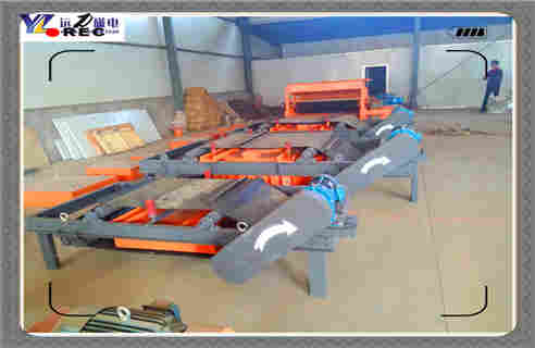 電磁自卸式除鐵器，電磁自卸式除鐵器技術(shù)參數(shù)電流_電磁自卸式除鐵器技術(shù)參數(shù)廠家配件_型號(hào)及工作視頻