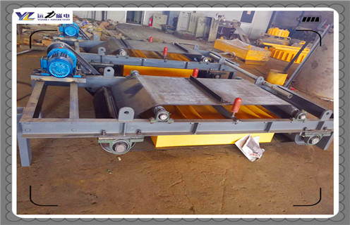 永磁自卸式除鐵器，鎧甲式永磁自卸除鐵器參數(shù)_內(nèi)部磁塊安裝方法_鎧甲式永磁自卸除鐵器型號價格