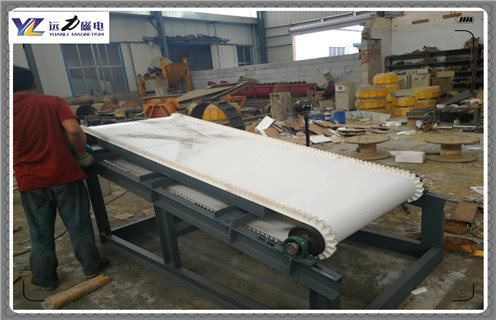 高強磁磁選機，青島高強磁磁選機訂制_濰坊干選永磁磁選機，選三氧化二鐵嗎？