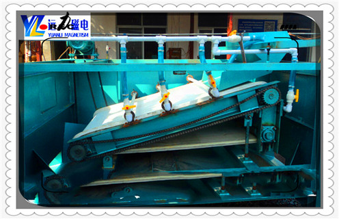 平板磁選機，江蘇濕式平板磁選機_如何進行江蘇濕式平板磁選機的磁筒更換工作原理_選礦規(guī)格參數(shù)及執(zhí)行標準
