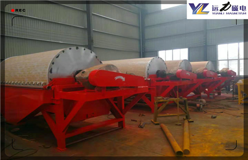 永磁筒式磁選機，荊州永磁筒式強磁磁選機干式_遠(yuǎn)力荊州永磁筒式強磁磁選機干式使用注意事項磁場分布圖