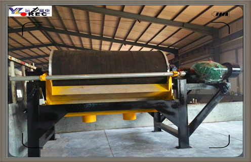 永磁筒式磁選機，廣西永磁筒式磁選機優(yōu)點_遠(yuǎn)力廣西永磁筒式磁選機優(yōu)點的結(jié)構(gòu)磁場分布圖