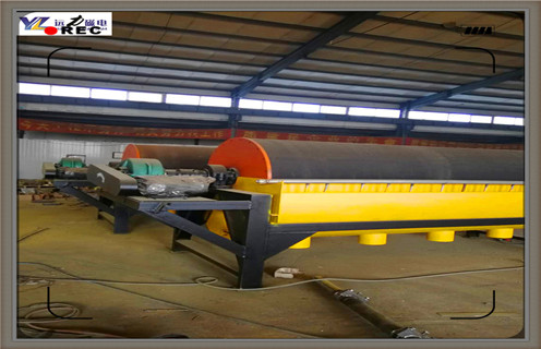 永磁筒式磁選機，威海永磁筒式磁選機_遠力威海永磁筒式磁選機視頻優(yōu)缺點的結(jié)構(gòu)磁場分布圖