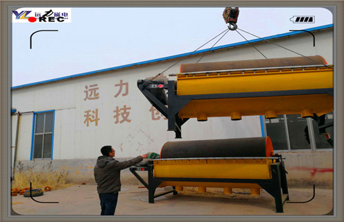 永磁筒式干式磁選機，黑龍江CTB-718永磁筒式干式磁選機_遠力遼寧黑龍江CTB-718永磁筒式干式磁選機結構批發(fā)的結構磁場分布圖 